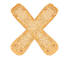 Isolate Bread Alphabet