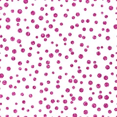 Background frame with pink glittery texture with copy space. The theme of glamour, Valentines Day or holiday Greetings