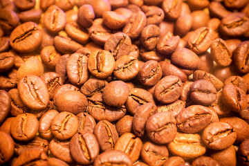  Coffee beans background texture