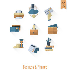Business and Finance Icon Set
