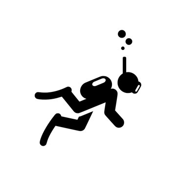 recommend clip art: Taucher Icon