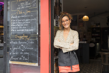 Entrepreneur and owner of a cafe in Paris - 133787755