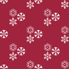 Fototapeta na wymiar Snowflake Pattern - .