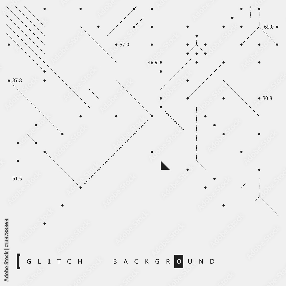 Fototapete glitch text background with simple design elements. useful for posters and covers