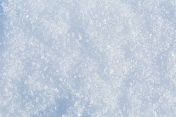 Obraz premium Snow background in close up