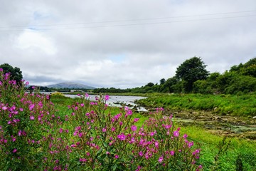 Obraz premium auf Irischen Straßen, Natur, Seen, Küste von Irland