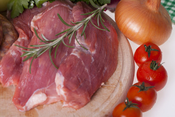 fresh pork meat