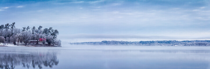 Frosty Morning on Muskrat Lake