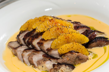 Duck Breast with Orange