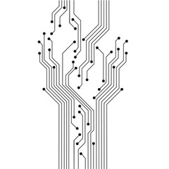 Abstract circuit tree board