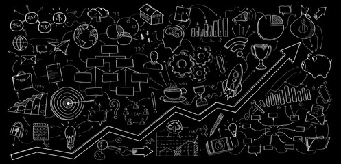 Hand drawn manuscript project presentation