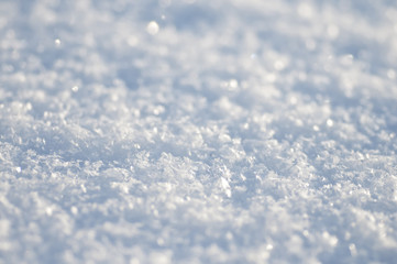 The texture of the snow. Macro - 133803787