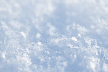 The texture of the snow. Macro - 133803788