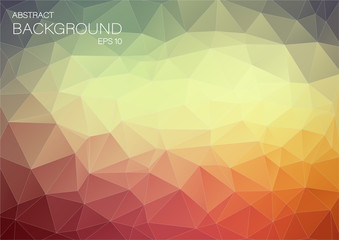 triangle geometric background. Color Abstract mosaic.