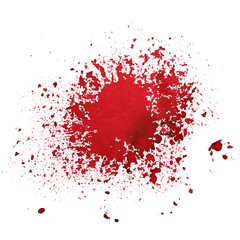 Red blot isolated