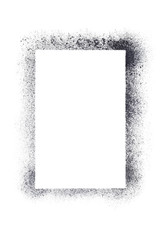 Vertical blank stencil frame