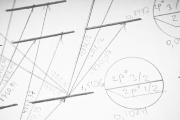 Graphs and charts of nuclear and quantum physics as a background