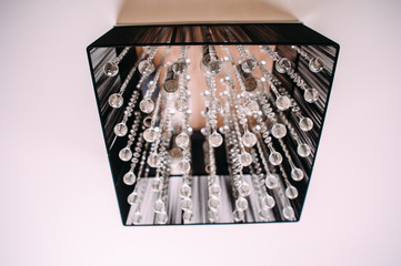 Modern crystal chandelier decor
