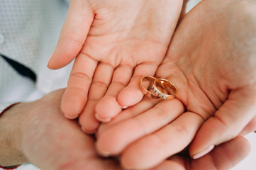 picture of man and woman with wedding ring