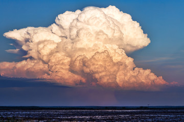 Cumulonimbus clouds - obrazy, fototapety, plakaty