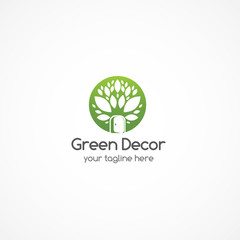 Green Decor logo.
