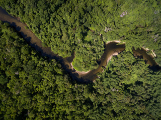Top View of Amazon River, Brazil