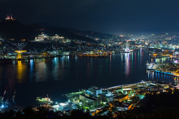 Nagasaki city of Japan
