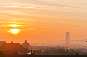 Sunrise over Nuremberg