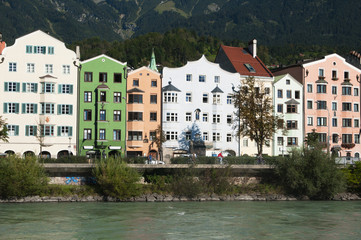 Innsbruck Austria - architecture and nature background