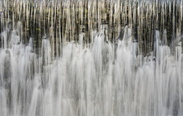 White Waterfall Closeup