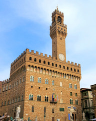 Fototapeta na wymiar Florence, le vieux palais