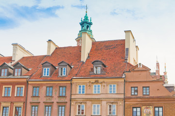Fototapeta premium Old Town in Warsaw, Poland.