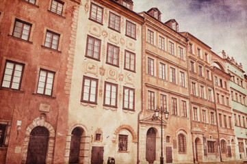 Old Town in Warsaw, Poland.