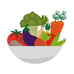 healthy food menu icon vector illustration design