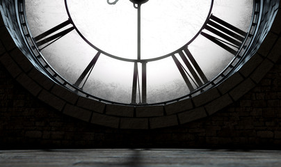 Antique Backlit Clock