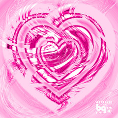 Background Valentines day heart for design