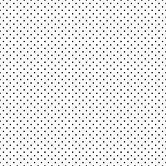 Vector monochrome seamless pattern, polka dot texture, small circles & spots. Simple geometric background, abstract black & white wallpaper, repeat tiles. Design for print, textile, decoration, fabric