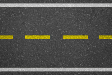 Yellow Line On Asphalt Road texture 