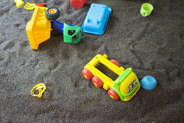 Kid colourful toys with man made 
