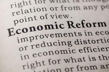Obraz premium definition of economic reform