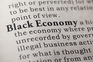 Obraz premium definition of Black Economy