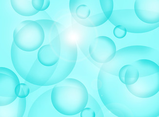 Background. Abstraction with colored circles