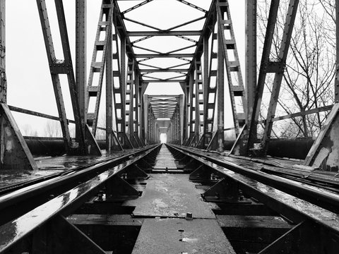 Fototapeta Railway bridge