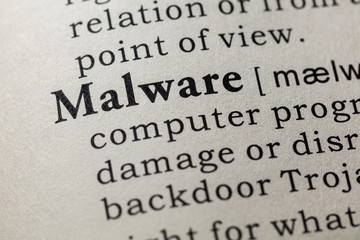 Obraz premium definition of Malware