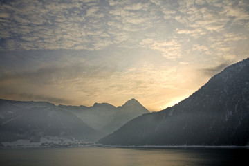 Achen Lake in Tyrol. Austria