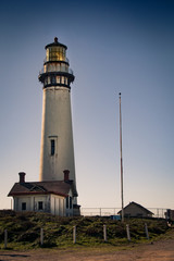 Pigeon Point Lighthouse on highway No. 1, California