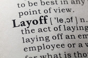 Obraz premium definition of layoff