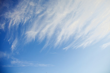 Clouds with blue sky