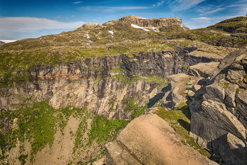 Fototapeta premium The way to Trolltunga, Norway