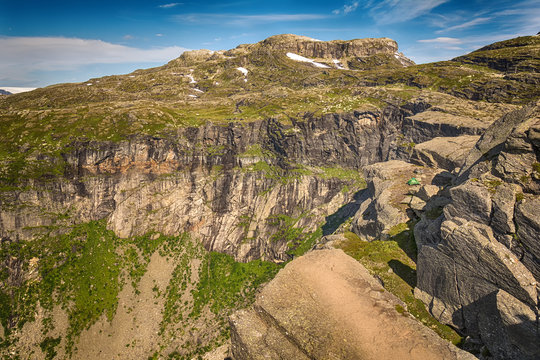 The way to Trolltunga, Norway